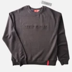 YOUTH IS DEAD® French Terry Cloth Dove Grey Oversize Jumper
