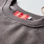 YOUTH IS DEAD® French Terry Cloth Dove Grey Oversize Jumper