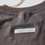 YOUTH IS DEAD® French Terry Cloth Dove Grey Oversize Jumper